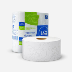 Туалетная бумага в рулонах Lime