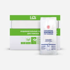 Покрытия для унитазов и гигиенические пакеты Lime